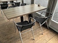 2024 terrastafel restauranttafels + 32 stoelen - afbeelding 3 van  9