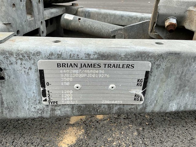 2025 brian james trailers tt transporter t-03-t aanhangwagen - afbeelding 12 van  12