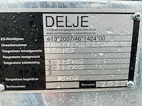 2025 delje t75 kipper aanhangwagen - afbeelding 9 van  18