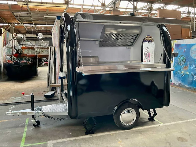2025 food trailer – inox afwerking– mtm 750kg - afbeelding 1 van  34