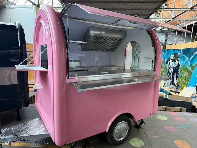2025 food trailer pink 220cm - mtm 750kg - afbeelding 1 van  11