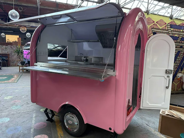2025 food trailer pink 220cm - mtm 750kg - afbeelding 3 van  11