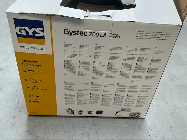 2025 gystec 200 la electrode lasapparaat - afbeelding 3 van  10
