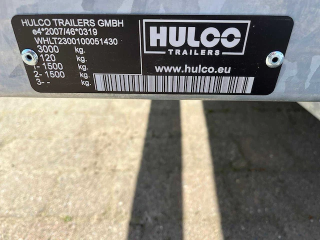 2025 hulco terrax-2 aanhangwagen - afbeelding 6 van  14