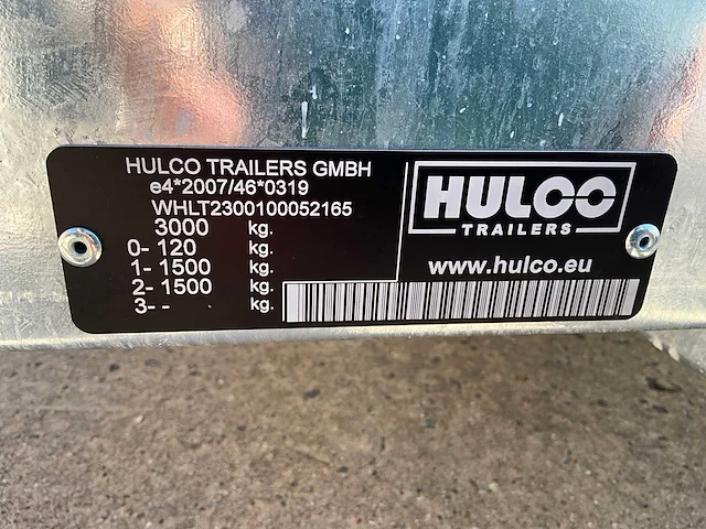 2025 hulco terrax-2 aanhangwagen - afbeelding 5 van  13