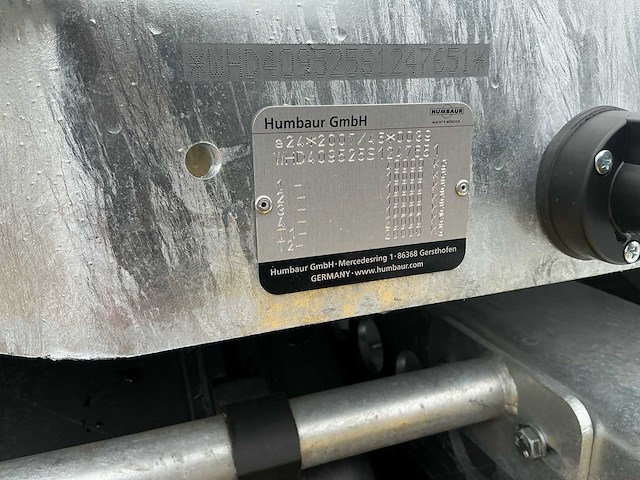 2025 humbaur htd40 dieplader - afbeelding 18 van  29