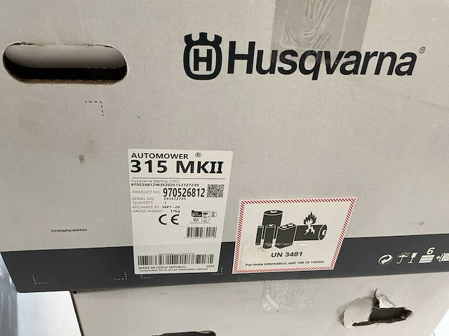 2025 husqvarna 315 robotmaaier 1500m2 - afbeelding 3 van  4