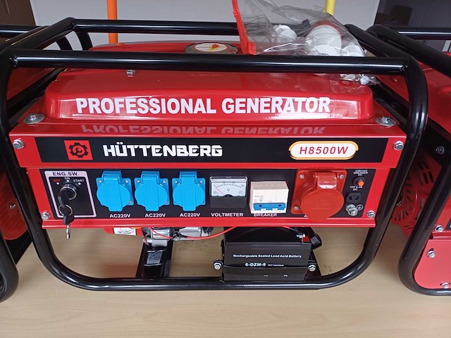 2025 huttenberg h8500w stroomgenerator - afbeelding 1 van  6