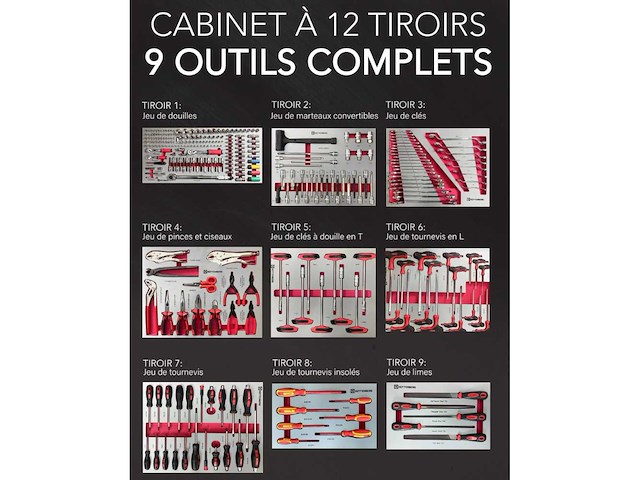 2025 huttenberg jumbo gereedschapswagen - afbeelding 12 van  22