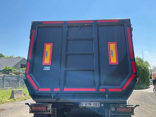 2025 lider ldr3t zwarte hydraulische kipper in hardox voor vrachtwagen - afbeelding 24 van  37