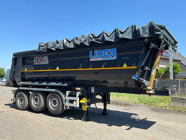 2025 lider ldr3t zwarte hydraulische kipper in hardox voor vrachtwagen - afbeelding 34 van  37