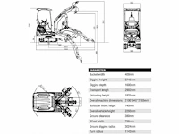 2025 nuoman minigraafmachine 1200kg - afbeelding 9 van  9