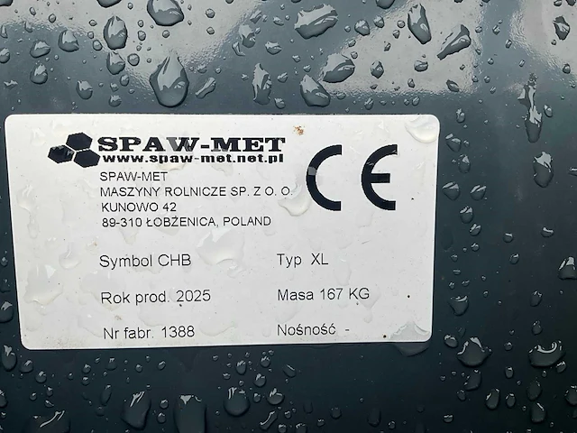 2025 spaw-met symbool chb xl landbouw diversen - afbeelding 4 van  13