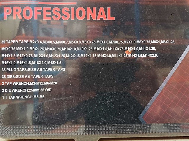 2025 ultratoolz metrische tap & snijplaat - afbeelding 2 van  3