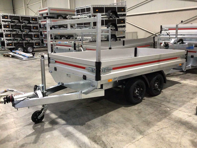 2025 vdm flatbed geremde autoaanhanger - afbeelding 1 van  22