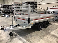 2025 vdm flatbed geremde autoaanhanger
