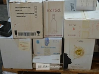 ±206 flessen inhoud pallet div soorten wijnen - afbeelding 8 van  9