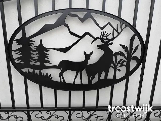 20ft deer design gate - afbeelding 5 van  8