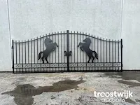 20ft horse design gate - afbeelding 1 van  7