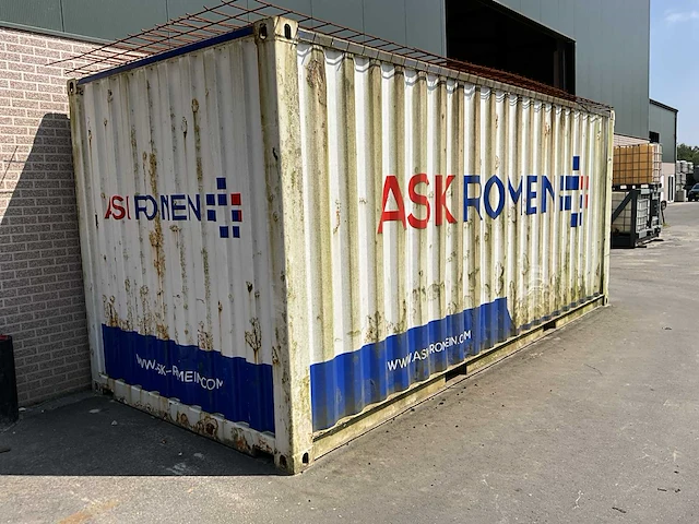 20ft opslagcontainer inclusief diverse pvc inhoud - afbeelding 1 van  17