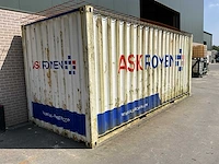 20ft opslagcontainer inclusief diverse pvc inhoud - afbeelding 1 van  17