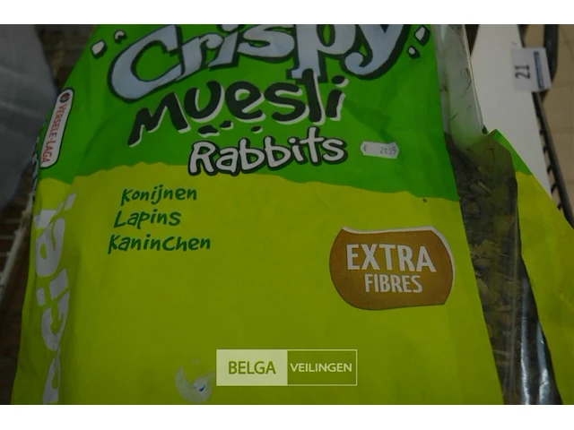 20kg versele laga crispy konijnenvoer - afbeelding 2 van  4