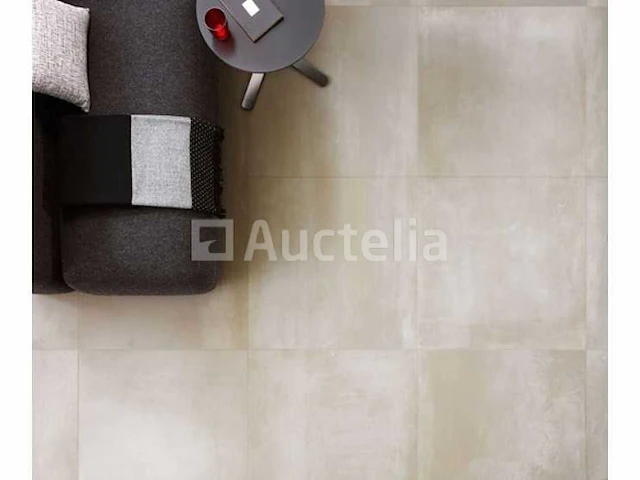 20m² buitentegels, metaline beige 80x80 x20mm gerectificeerd, metaaleffect, nieuw verpakt - afbeelding 3 van  3