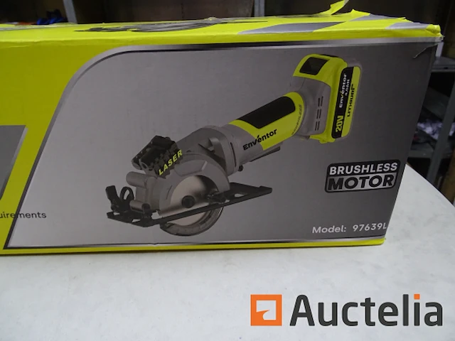 20v enventor draadloze mini-cirkelzaag - afbeelding 3 van  3