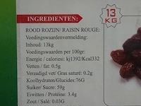 20x 13kg rode rozijnen ansari - afbeelding 3 van  3