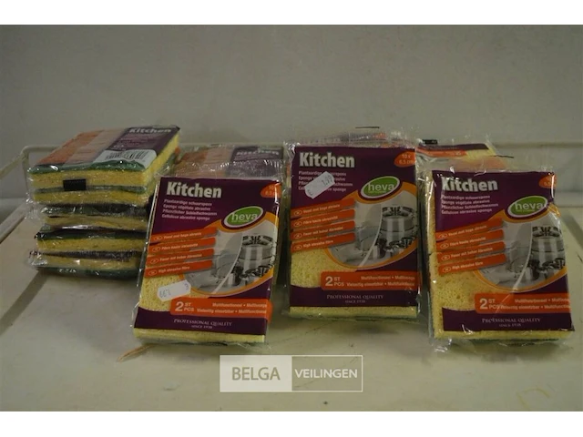 ±20x 2st kitchen schuurspons - afbeelding 1 van  2