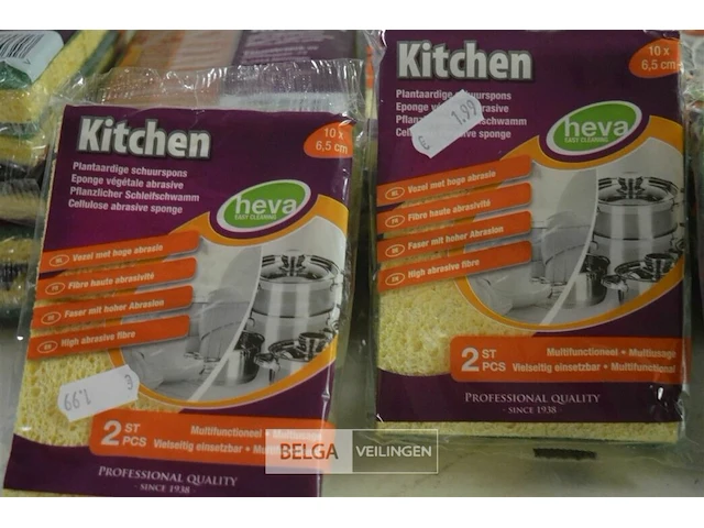 ±20x 2st kitchen schuurspons - afbeelding 2 van  2