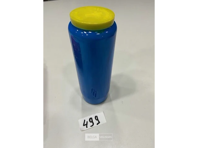 20x blauwe noveenkaars 9 dagen brander - afbeelding 1 van  3