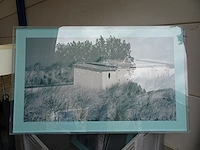 20x drukwerk in plexiglas-kader "strandhuis"