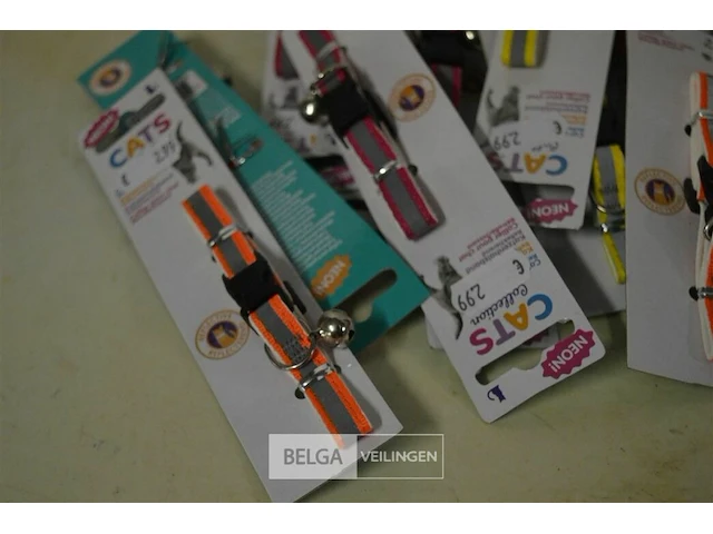20x halsbandjes met belletje voor kat - afbeelding 2 van  4