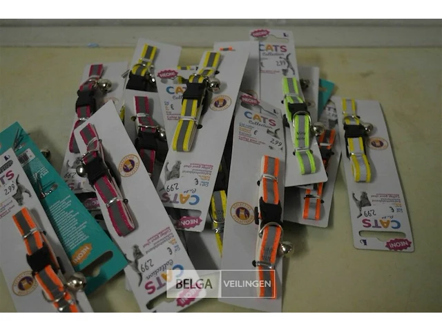 20x halsbandjes met belletje voor kat - afbeelding 3 van  4