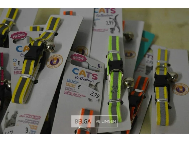 20x halsbandjes met belletje voor kat - afbeelding 4 van  4