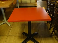 20x houten tafel vv metalen voet - afbeelding 3 van  3