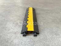 20x kabelbrug met klep en 2 kanalen 100x250x45mm - afbeelding 6 van  7
