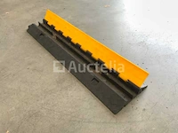 20x kabelbrug met klep en 2 kanalen 100x250x45mm - afbeelding 2 van  7