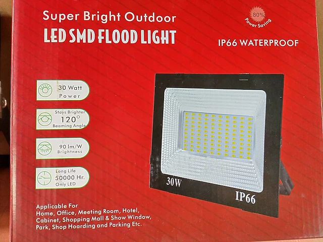 20x led floodlicht 30 watt - afbeelding 2 van  7