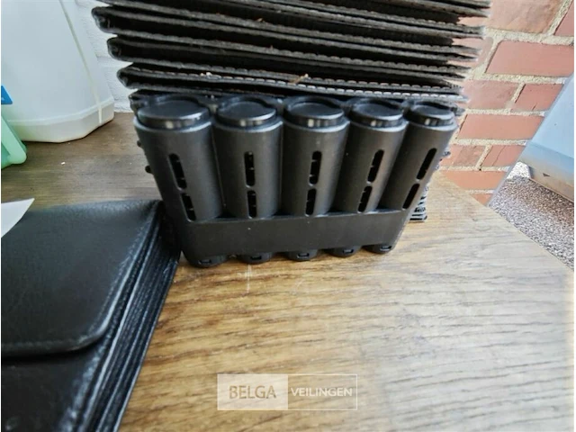 ±20x lederen menukaarthouder, 1x geldbeugel, 1x muntenhouder - afbeelding 2 van  4