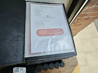 ±20x lederen menukaarthouder, 1x geldbeugel, 1x muntenhouder - afbeelding 4 van  4
