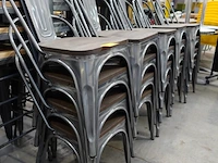 20x metalen stoel - afbeelding 1 van  3