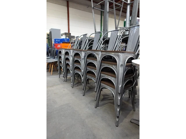 20x metalen stoel - afbeelding 3 van  3
