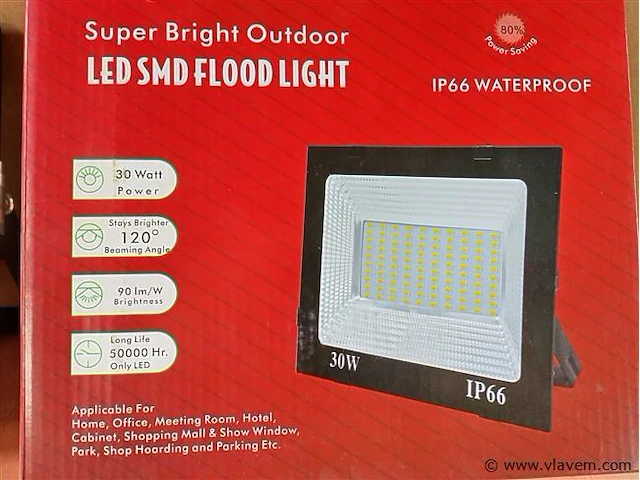 20x ongebruikt 30w led smd floodlight - afbeelding 4 van  11