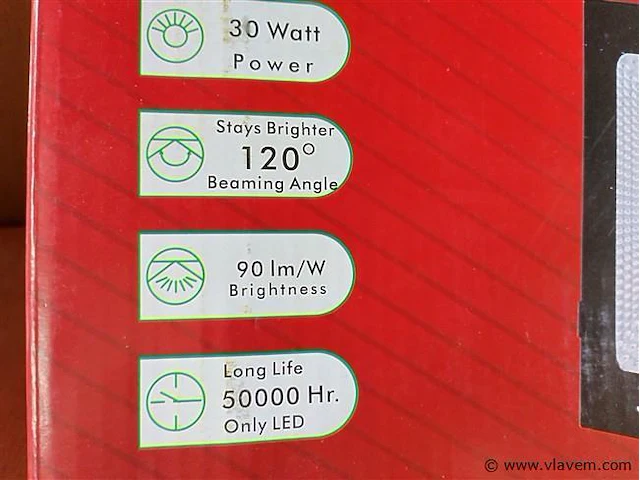 20x ongebruikt 30w led smd floodlight - afbeelding 8 van  11