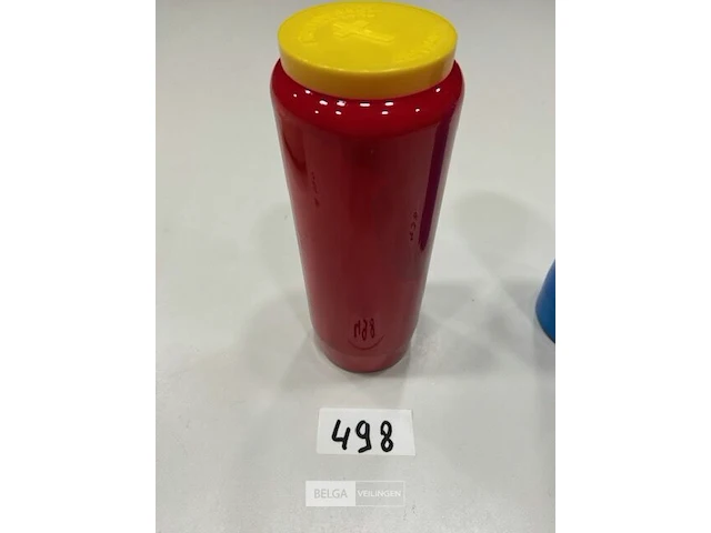 20x rode noveenkaars 9 dagen brander - afbeelding 1 van  3