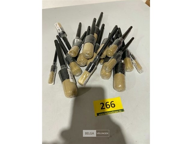 20x ronde verfborstel color expert verschillende maten - afbeelding 1 van  3