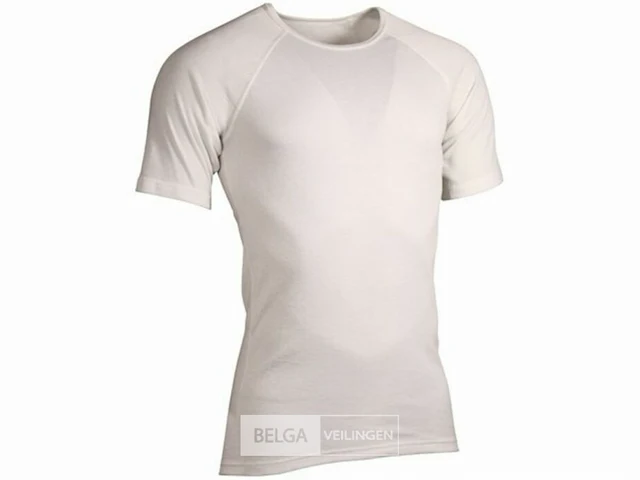 (20x) t-shirts korte mouw wit - afbeelding 1 van  2