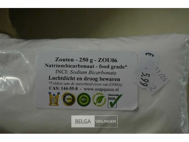 20x250 natriumbicarbonaat (01/11/26) - afbeelding 2 van  3